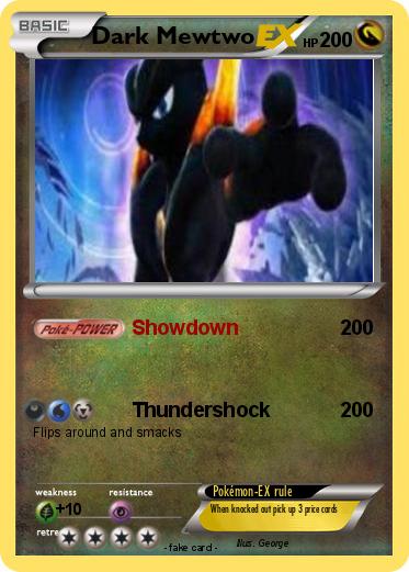 Pokemon Dark Mewtwo