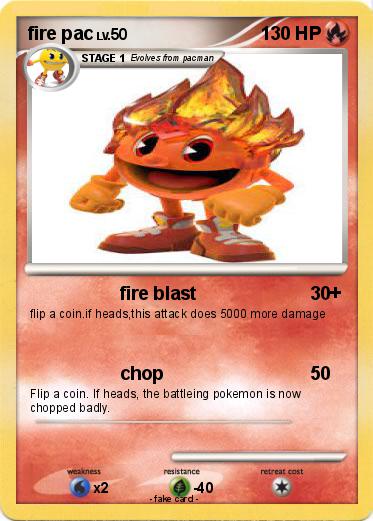 Pokemon fire pac