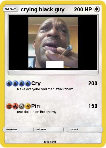 Pokemon crying black guy