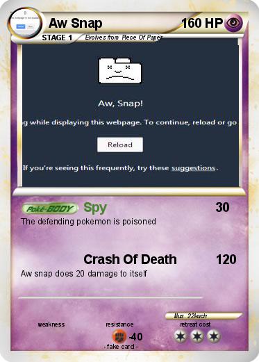 Pokemon Aw Snap