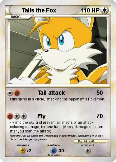 Pokemon Tails the Fox