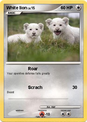 Pokemon White lion