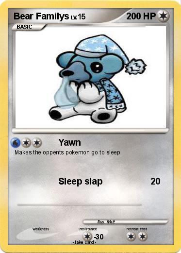 Pokemon Bear Familys