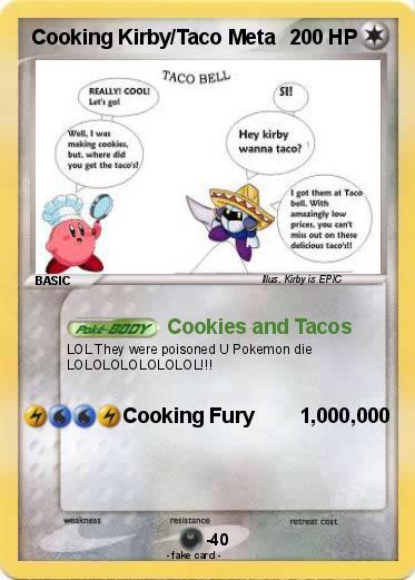 Pokemon Cooking Kirby/Taco Meta