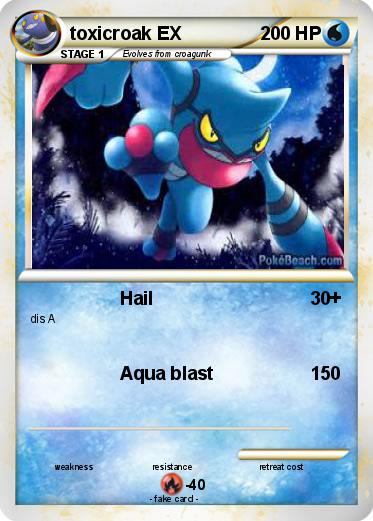 Pokemon toxicroak EX