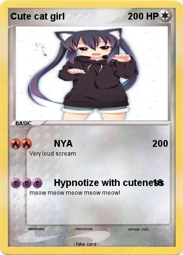 Pokemon Cute cat girl