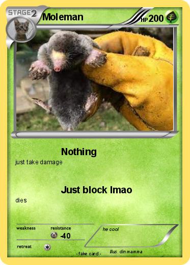 Pokemon Moleman