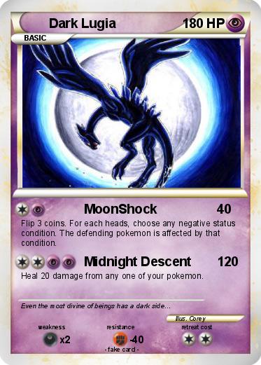 Pokemon Dark Lugia
