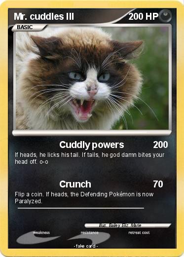 Pokemon Mr. cuddles lll