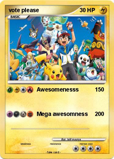 Pokemon vote please