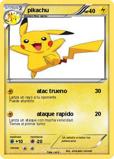Pokemon pikachu