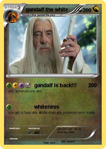 Pokemon gandalf the white