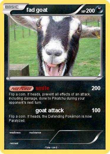 Pokemon fad goat