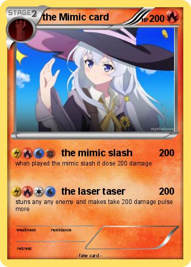 Pokemon the Mimic card
