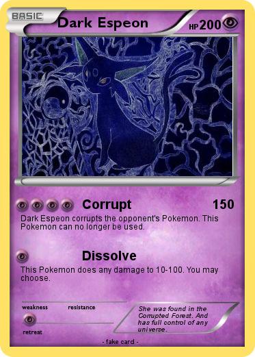 Pokemon Dark Espeon