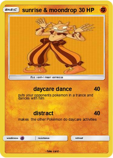 Pokemon sunrise & moondrop