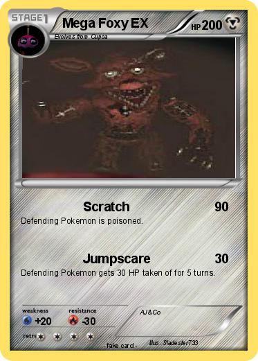 Pokemon Mega Foxy EX