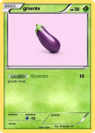 Pokemon groente