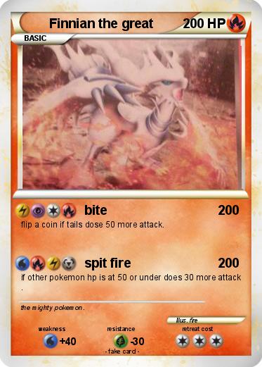 Pokemon Finnian the great