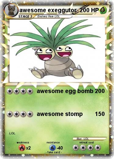 Pokemon awesome exeggutor