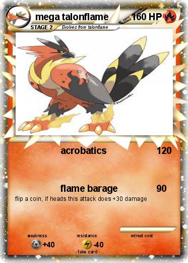 Pokemon mega talonflame