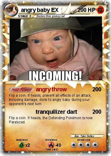 Pokemon angry baby EX
