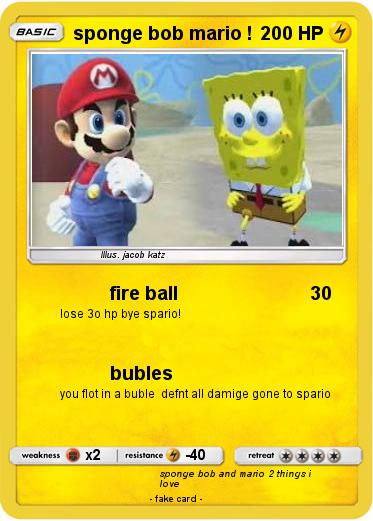 Pokemon sponge bob mario !