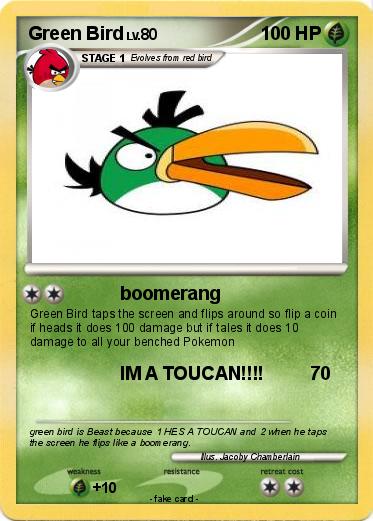 Pokemon Green Bird