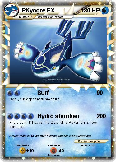 Pokemon PKyogre EX