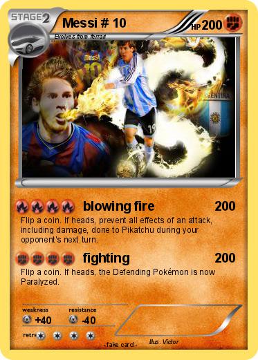 Pokemon Messi # 10