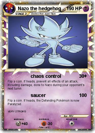 Pokemon Nazo the hedgehog