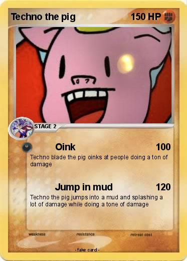 Pokemon Techno the pig