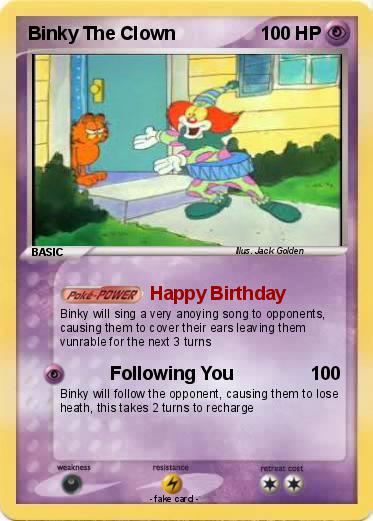 Pokemon Binky The Clown