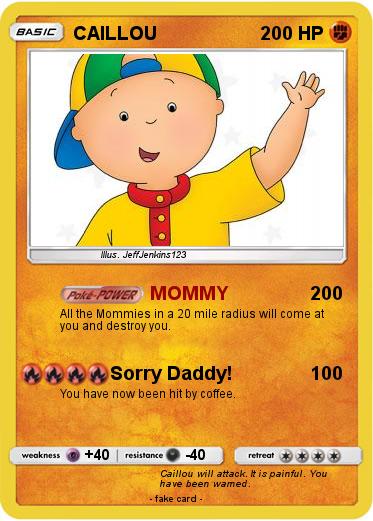 Pokemon CAILLOU