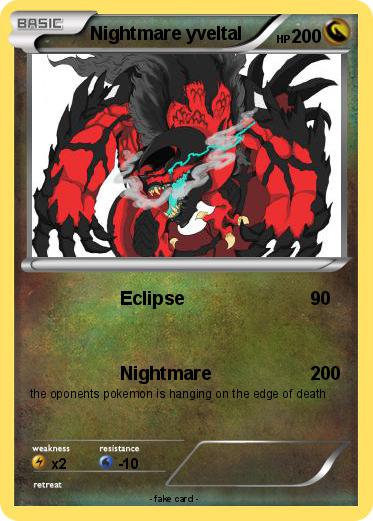 Pokemon Nightmare yveltal