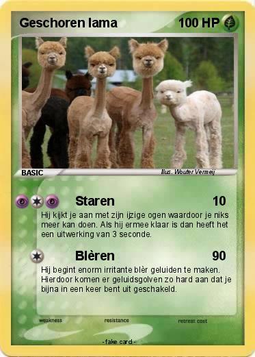 Pokemon Geschoren lama