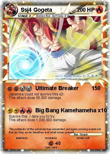 Pokemon Ssj4 Gogeta
