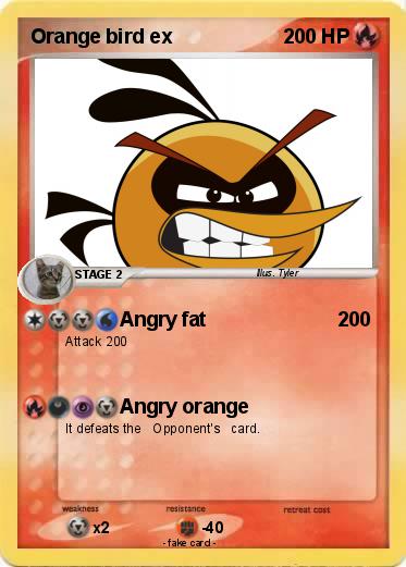 Pokemon Orange bird ex