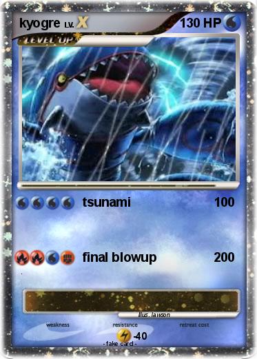 Pokemon kyogre