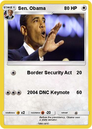 Pokemon Sen. Obama
