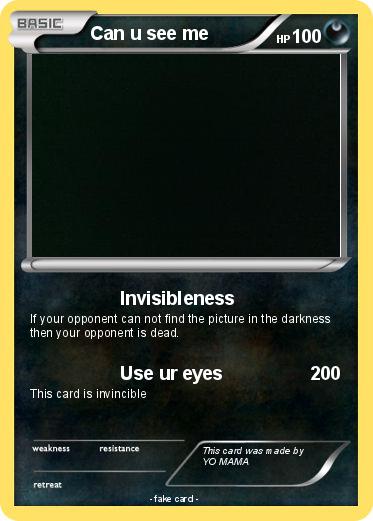 Pokemon Can u see me