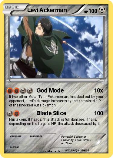 Pokemon Levi Ackerman