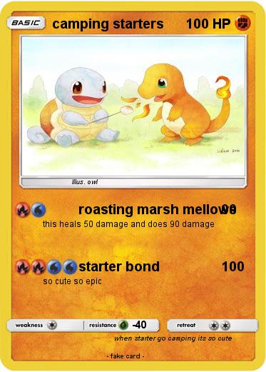 Pokemon camping starters