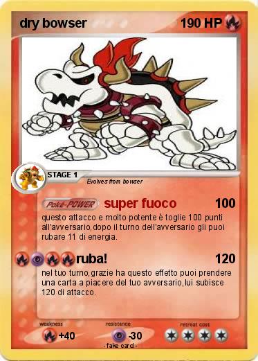 Pokemon dry bowser