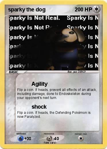 Pokemon sparky the dog