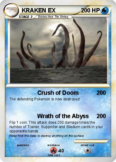 Pokemon KRAKEN EX