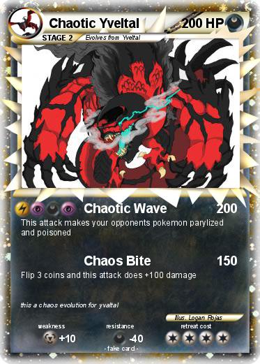 Pokemon Chaotic Yveltal Pokemon Chaotic Yveltal