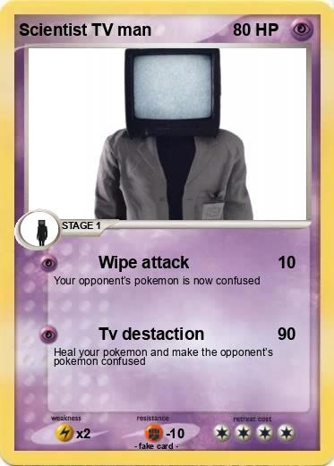 Pokemon Scientist TV man