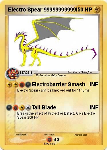 Pokemon Electro Spear 99999999999