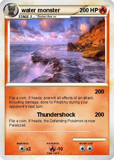 Pokemon water monster